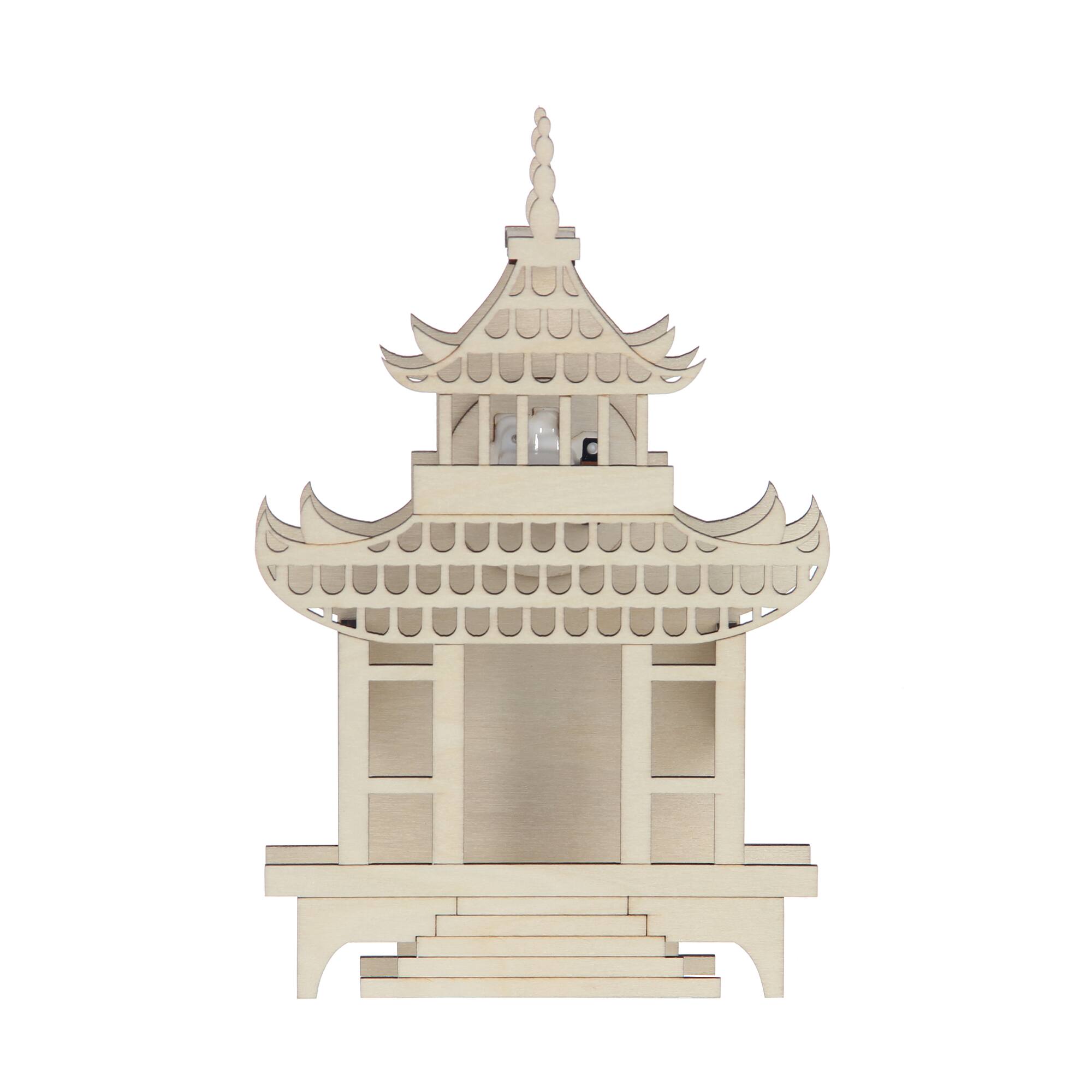 Jonathan Adler x Michaels 7.75" Pagoda DIY LED Wood Décor